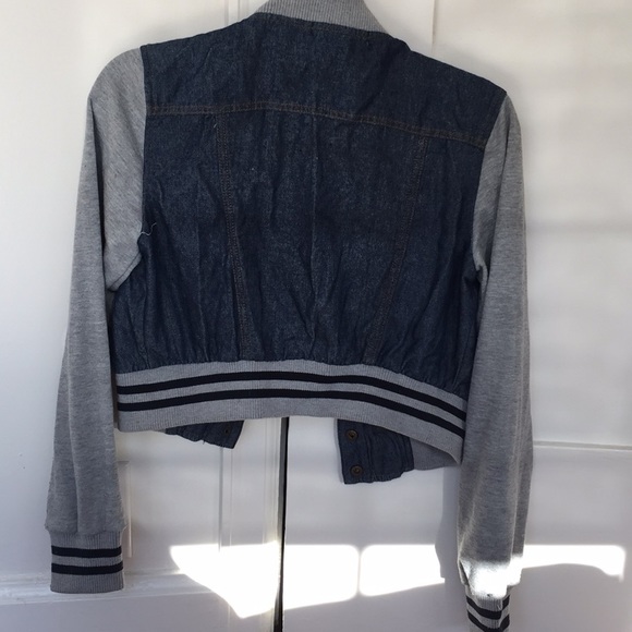 Papaya Cropped Button Jacket - Picture 3 of 3